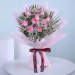 Soft Pink Delight 1 soft-bouquet-of-pink-roses