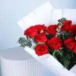 Bouquet of 12 Red Roses 2 02
