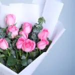 Sweet Pink Roses Bouquet 2 03
