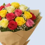 Vibrant Mixed Rose Bouquet 2 02 80