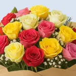 Vibrant Mixed Rose Bouquet 4 04 80