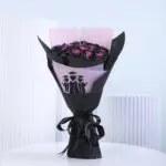 black-pink-bouquet-graduation