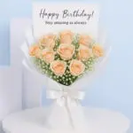 peach-birthday-bouquet