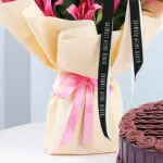 Birthday Combo with Pink Lilies 5 02