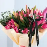 Birthday Combo with Pink Lilies 4 03