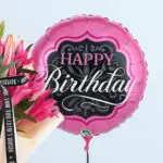 Birthday Combo with Pink Lilies 3 04