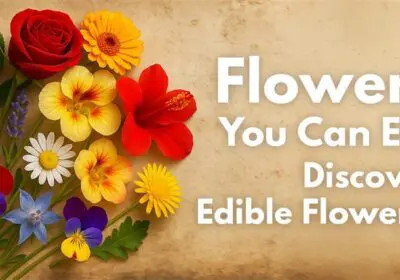 Fresh colorful edible flowers for cooking and garnishing.