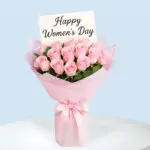Sweet Pink Women's Day Bouquet 1 womens-day-rose-bouquet-01