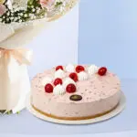 Elegant Alstroemeria & Cheesecake Duo 3 03