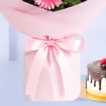 Joyful Pink Gerbera & Cake 5 05