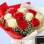 Lattafa Khamrah Unisex with Red & White Roses 5 05