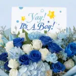 Blue Welcome Baby Boy Bouquet 2 02