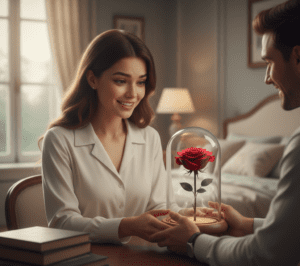 Forever rose symbolizing eternal love, lasting memories, and timeless appreciation in an elegant preserved rose arrangement