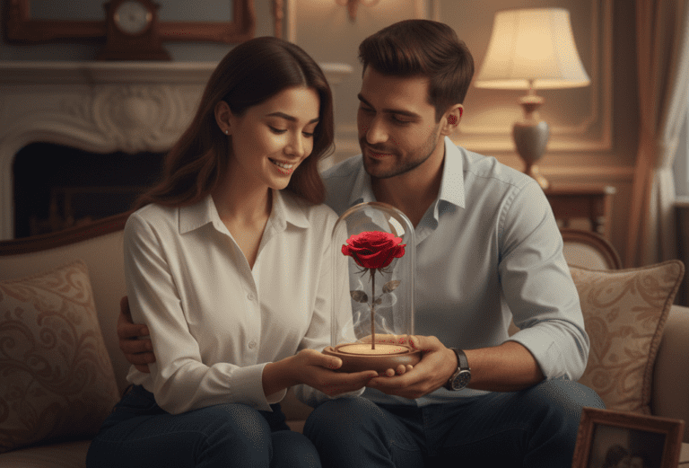 Forever rose symbolizing eternal love, lasting memories, and timeless appreciation in an elegant preserved rose arrangement