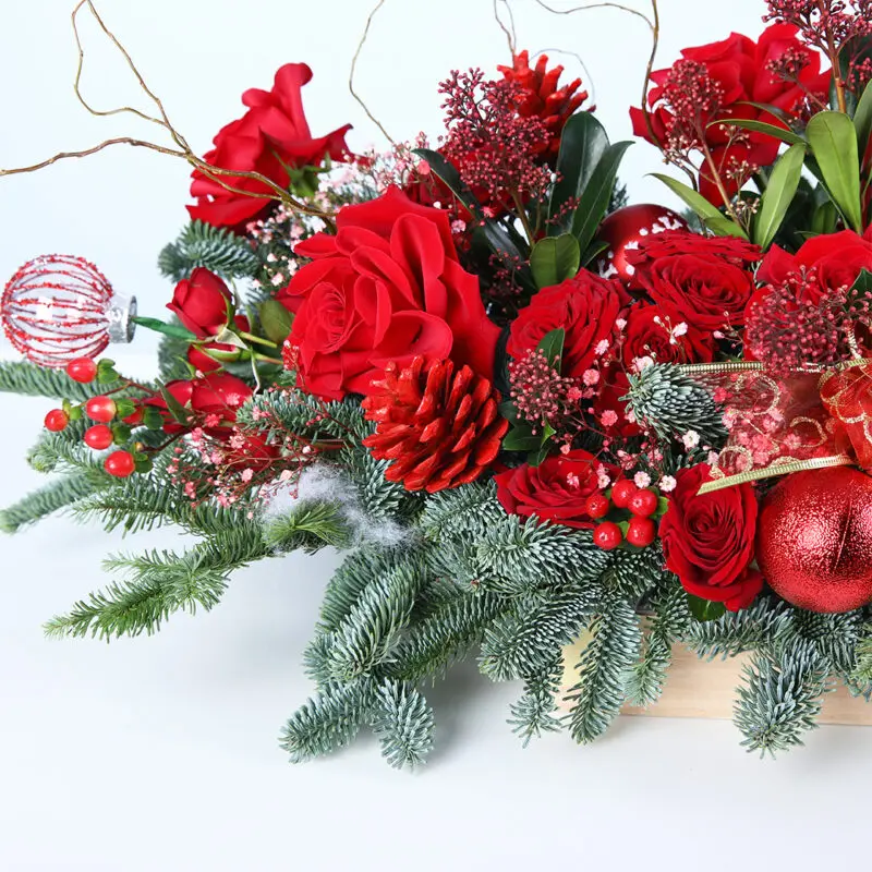 christmas-candle-flower-tray_03 christmas candle flower tray 03