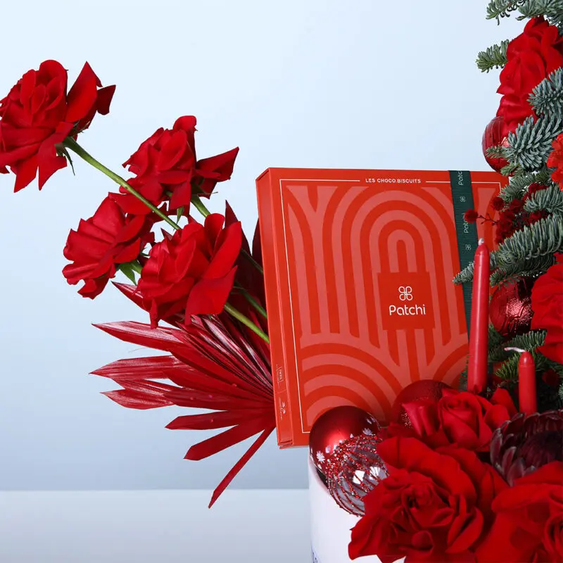 christmas-patchi-flower-hamper_04 christmas patchi flower hamper 04