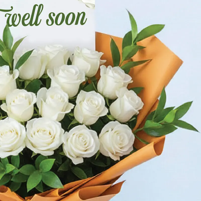 get-well-soon-white-rose-bouquet_03 get well soon white rose bouquet 03