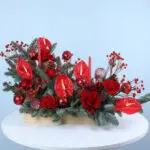 Red Anthurium & Rose Christmas Tray 1 red-anthurium-rose-christmas-tray-25