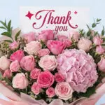 Thank You Pink Rose & Hydrangea Bouquet 2 thank-you-pink-rose-hydrangea-bouquet_02