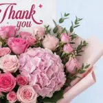 Thank You Pink Rose & Hydrangea Bouquet 3 thank-you-pink-rose-hydrangea-bouquet_03