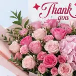 Thank You Pink Rose & Hydrangea Bouquet 4 thank-you-pink-rose-hydrangea-bouquet_04