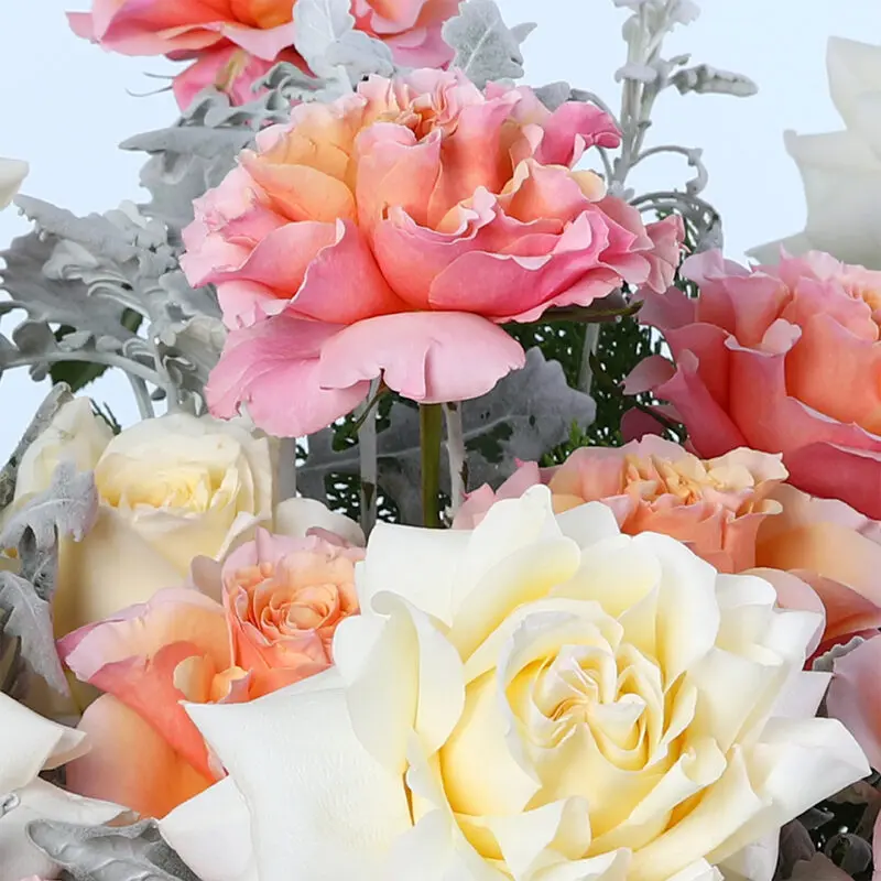 white-orange-roses-basket-with-lindt_05 white orange roses basket with lindt 05