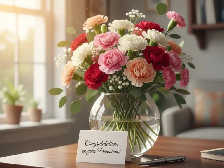 Carnations flower symbolizing confidence, gratitude, and fresh beginnings.