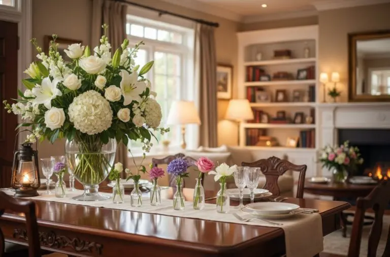 1. Classic Floral Welcome Theme