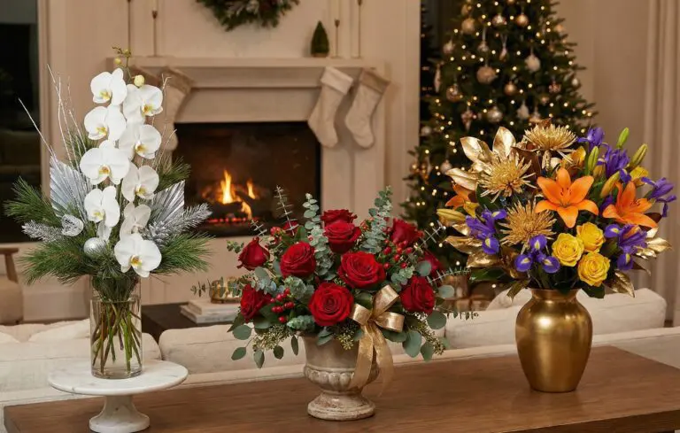 Custom Christmas Flower Arrangements 8 11zon