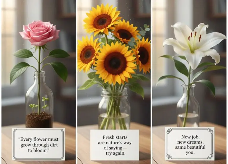 Flowers for New Beginnings Quotes