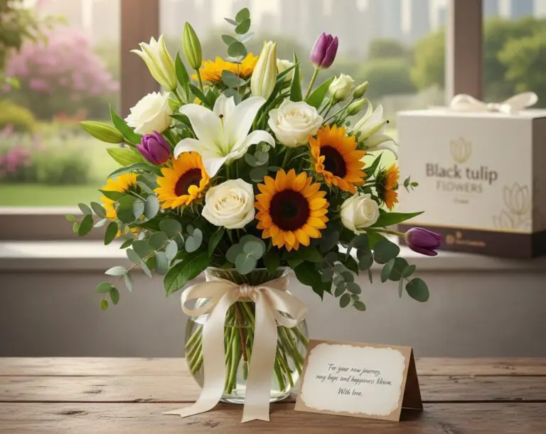 Sending Flowers for New Beginnings