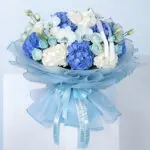 blue-white-hydrangea-rose-orchid-bouquet
