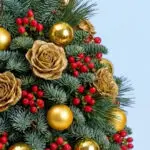 Golden Rose & Berry Christmas Tabletop Tree 4 golden-rose-berry-christmas-tabletop-tree_04