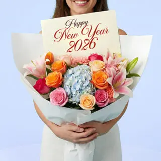 New Year Pastel Luxe Bouquet
