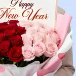 Red & Pink Roses New Year Celebration Bouquet 3 new-year-red-pink-roses-bouquet_03