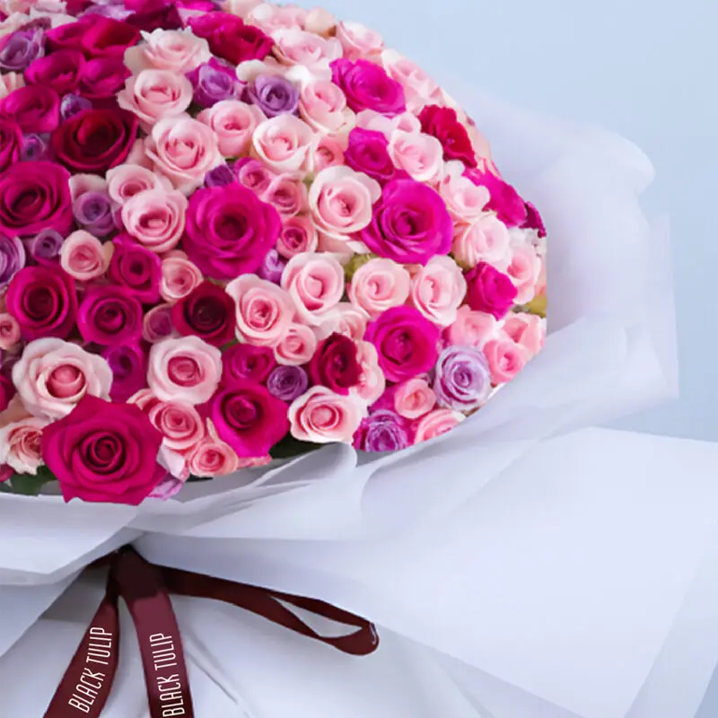 pink-purple-rose-bouquet_03 pink purple rose bouquet 03