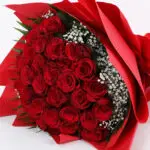 Romantic 30 Red Roses with Gypso 3 03