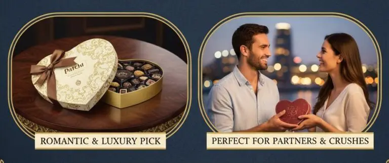 Heart-shaped chocolate boxes filled with assorted chocolates, perfect for Valentine’s Day.