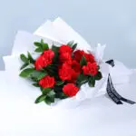 20 Red Carnations Bouquet 3 20 Red Carnations Bouquet_03
