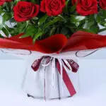25 Red Roses Bouquet in Clear Wrap 5 25-red-roses-clear-wrap_05