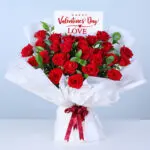 25 Red Roses Bouquet in White Wrap 1 25-red-roses-white-wrap-04-21