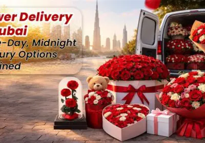 Same-day flower delivery in Dubai with luxury bouquets and midnight surprise options