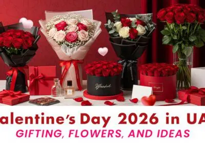 Valentine’s Day 2026 in the UAE featuring romantic gifts, flowers, and unique celebration ideas.