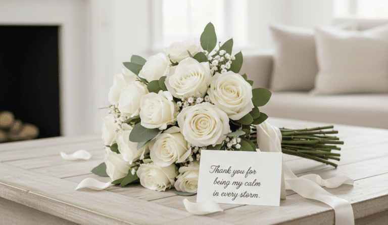 White Roses for Valentines Day Pure Loyal and Peaceful Love
