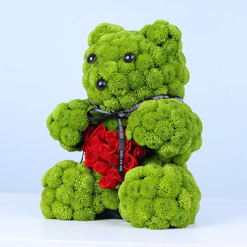 green-teddy-rose-heart_02 green teddy rose heart 02