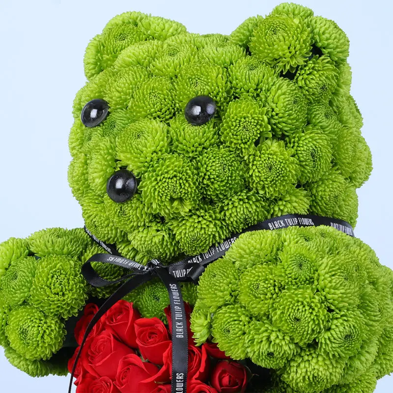 green-teddy-rose-heart_03 green teddy rose heart 03