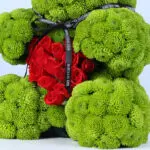 Green Flower Teddy Rose Heart 4 green-teddy-rose-heart_04