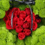 Green Flower Teddy Rose Heart 5 green-teddy-rose-heart_05