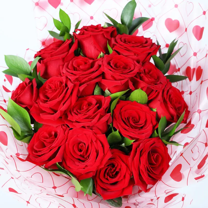 heart-style-red-roses-bouquet_03 heart style red roses bouquet 03