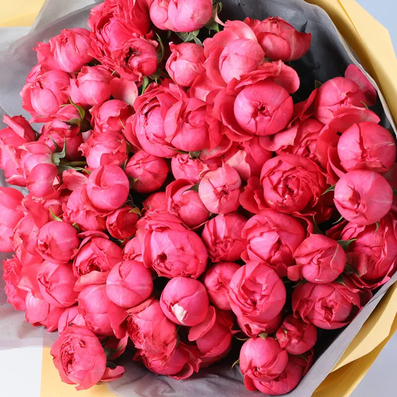 pink rose peony valentine bouquet 05